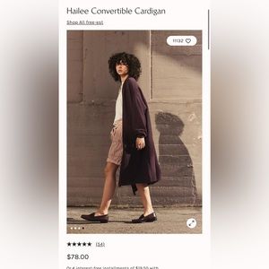 NWT Free People Hailee Cardigan